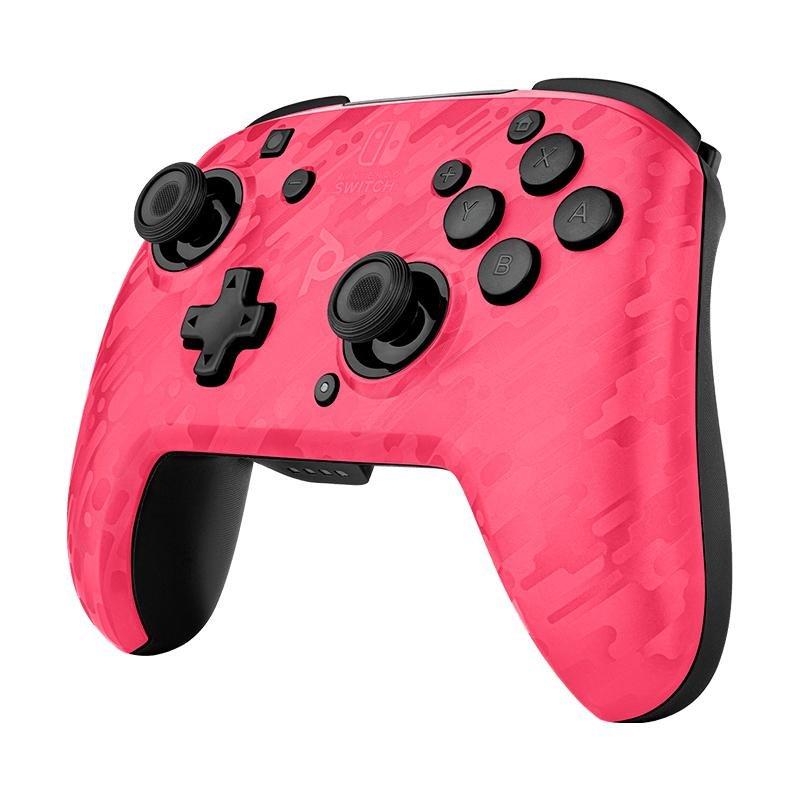 PDP Faceoff Camo Pink Wireless Controller for Nintendo Switch, , large image number 2