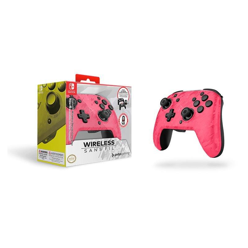 PDP Faceoff Camo Pink Wireless Controller for Nintendo Switch, , large image number 5