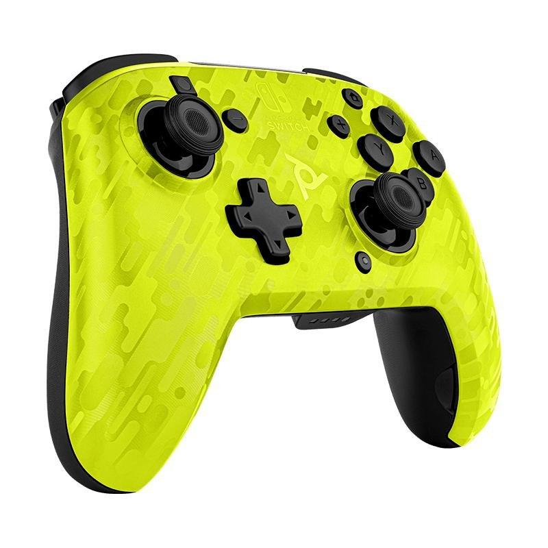 PDP Faceoff Camo Yellow Wireless Controller for Nintendo Switch, , large image number 8