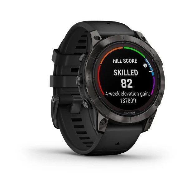 Garmin fenix 7 Pro - Sapphire Solar Edition Smartwatch - Carbon Grey DLC Titanium with Black Band (47mm), , large image number 0