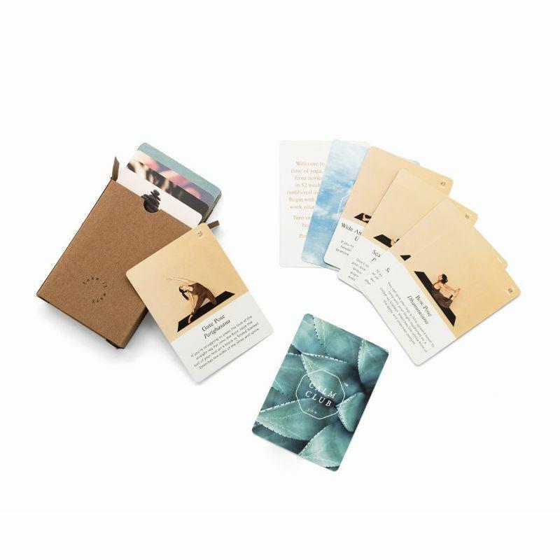 Calm Club Yoga Deck Instructional Cards (52 Cards), , large image number 1