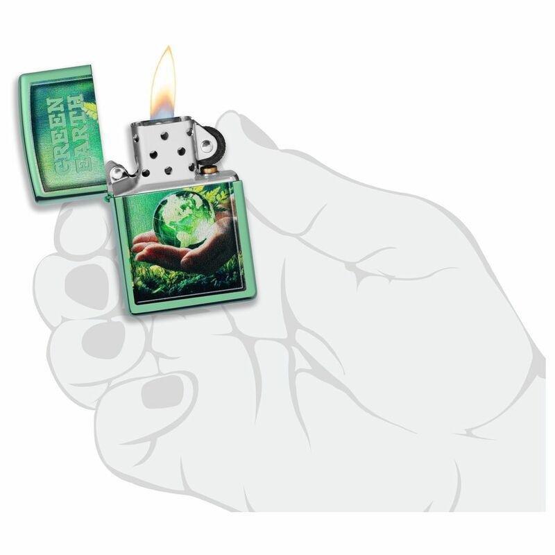 Zippo 28129 CI412377 Save The Planet Design Lighter, , large image number 4