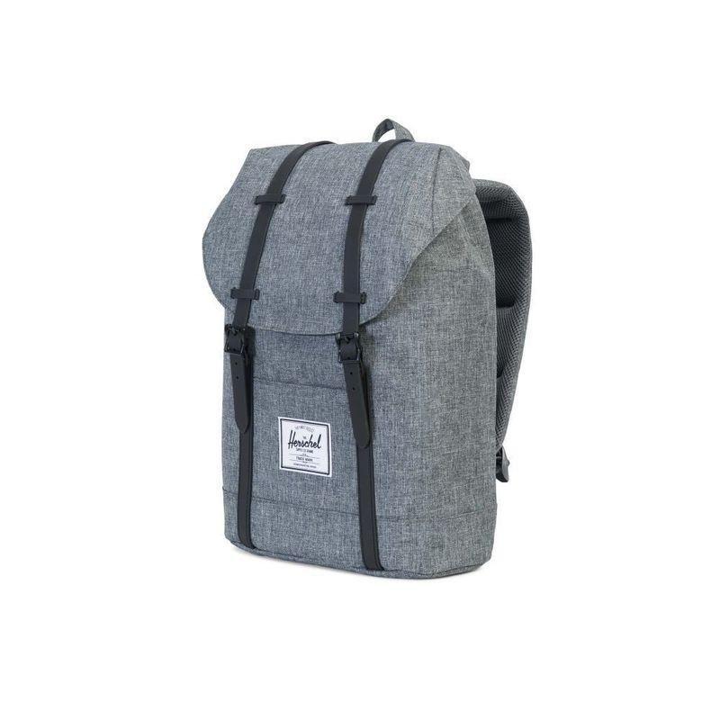 Herschel Little America Raven Crosshatch/Black Rubber Backpack, , large image number 2