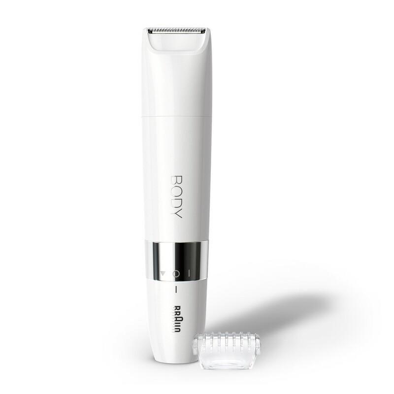 Braun BS1000 Wet & Dry Body Mini Trimmer With Trimming Comb White, , large image number 0