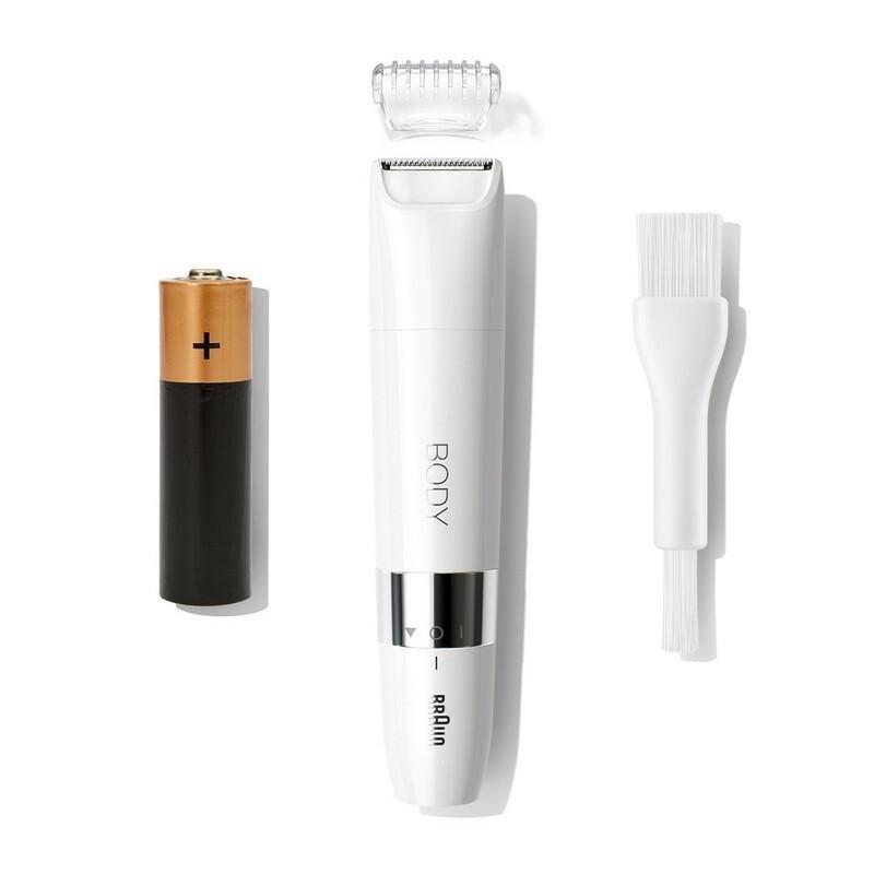 Braun BS1000 Wet & Dry Body Mini Trimmer With Trimming Comb White, , large image number 1