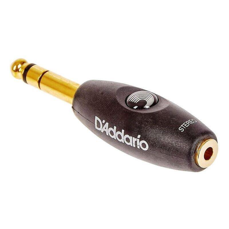 D'Addario 1/4 Inch Male Stereo to 1/8 Inch Female Stereo Adapter, , large image number 0