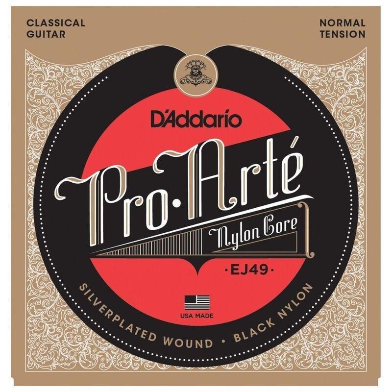 D'Addario Classical Guitar Strings Pro-Arte Black Nylon - Normal Tension, , large image number 0