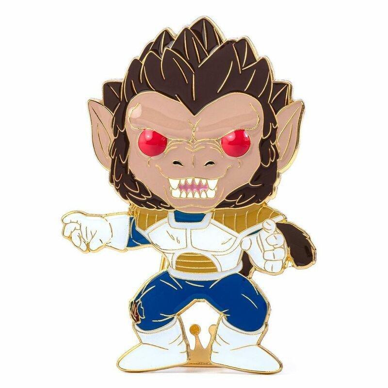 Funko Pop Pin Dragonball Z Vegeta Enamel Pin 4 Inch, , large image number 0