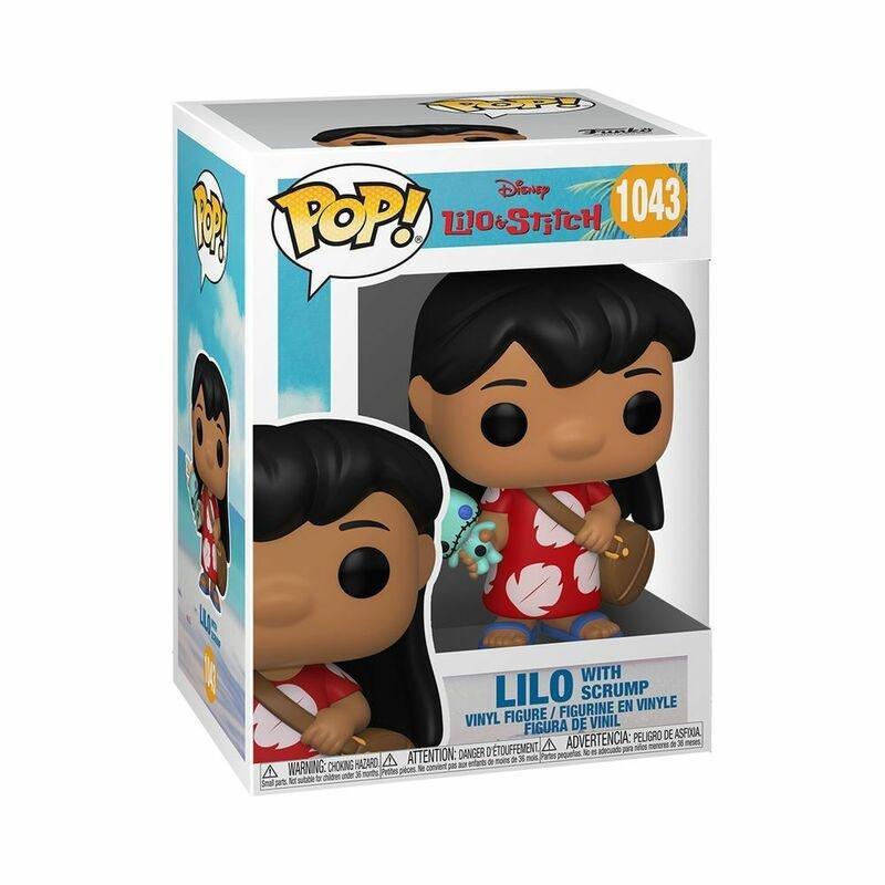 Funko Pop! Disney Lilo & Stitch Lilo with Scrump 3.75-Inch Vinyl Figure, , medium