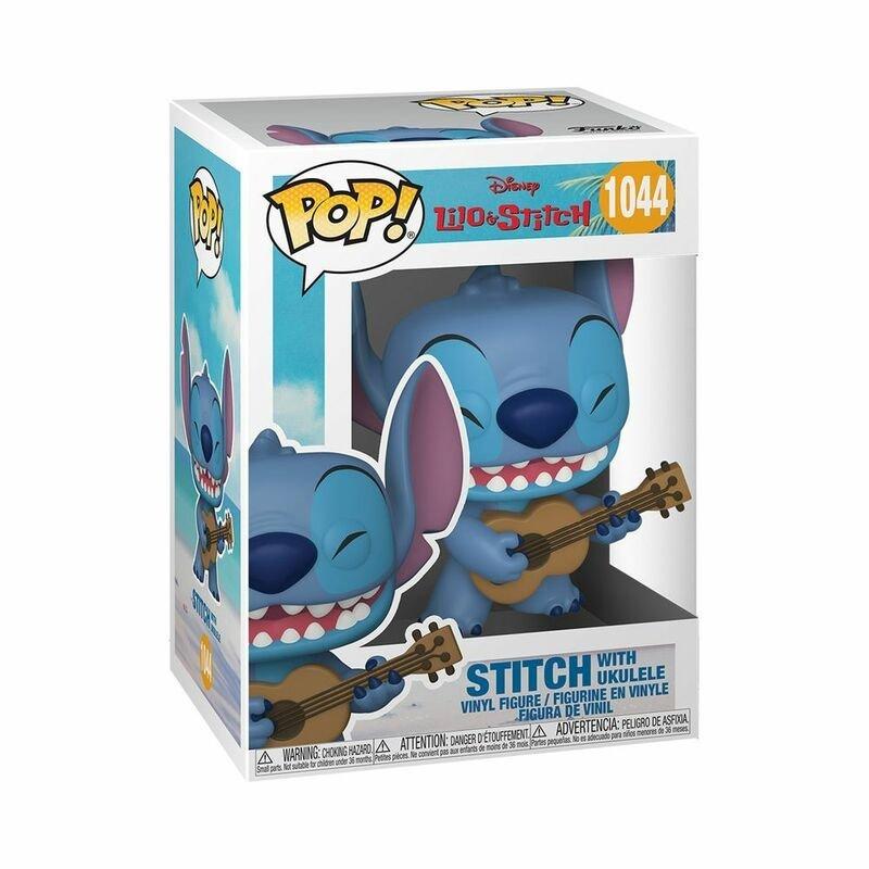 Funko Pop! Disney Lilo & Stitch Stitch with Ukulele 3.75-Inch Vinyl Figure, , large image number 1