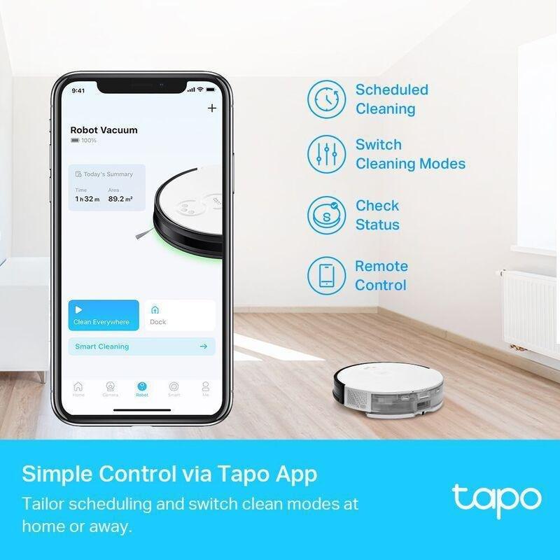 TP-Link TAPO Robot Vacuum & Mop + Smart Auto-Empty Dock, , large image number 3