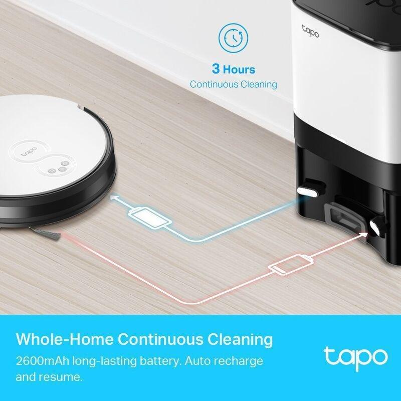 TP-Link TAPO Robot Vacuum & Mop + Smart Auto-Empty Dock, , large image number 5