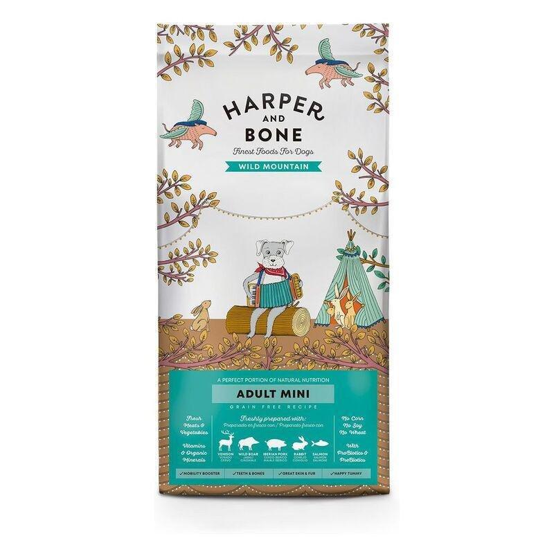 Harper & Bone Grain Free Adult Dog Mini Wild Mountain 2kg, , medium