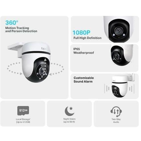 TP-Link TAPO C500 Outdoor Pan/Tilt Security Wifi Camera, , large image number 1