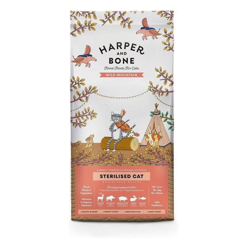 Harper & Bone Cat Sterilised Wild Mountain 2kg, , large image number 0
