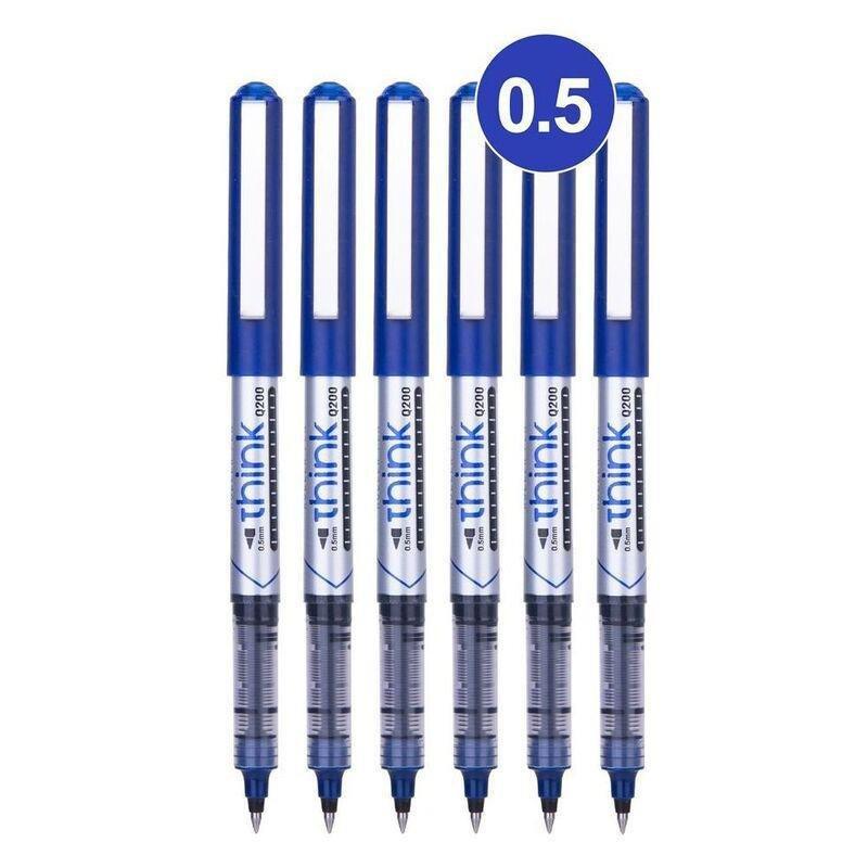 Deli Q200 Roller Pens (6 Pack) EQ20030-6P, , large image number 0