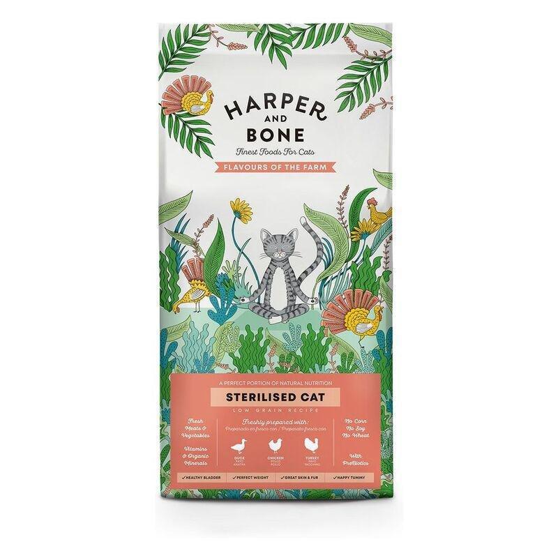 Harper & Bone Cat Sterilised Flavours of the Farm 2kg, , large image number 0