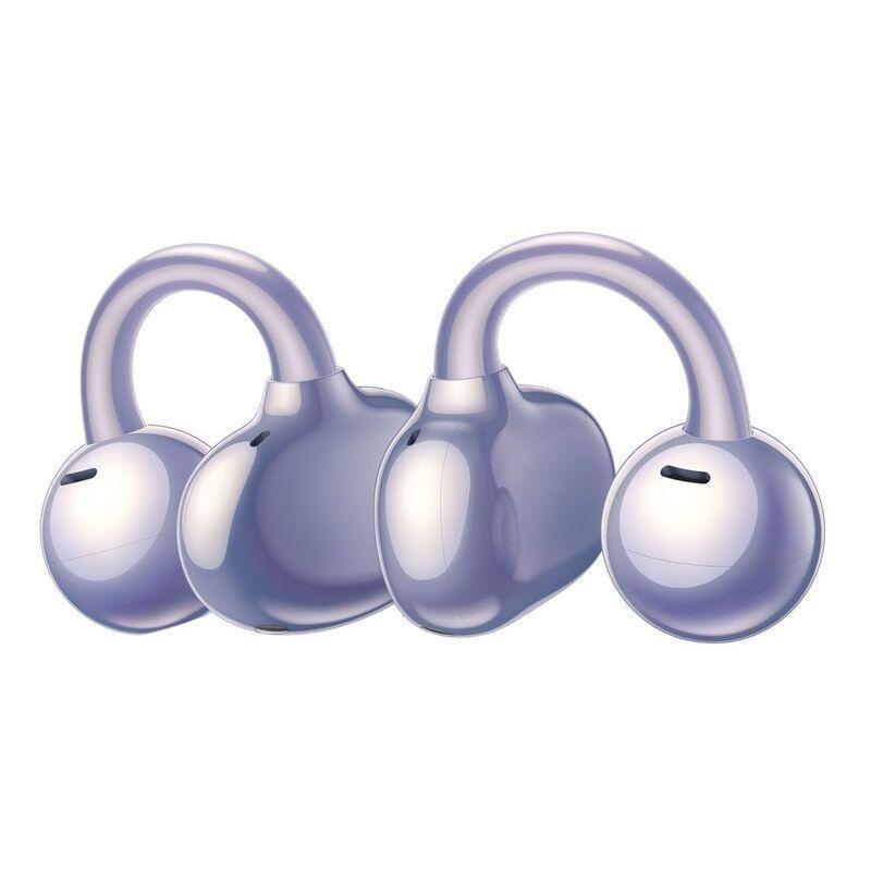 HUAWEI FreeClip Open-ear True Wireless Earbuds With Wireless Charge Case - Purple, , large image number 6