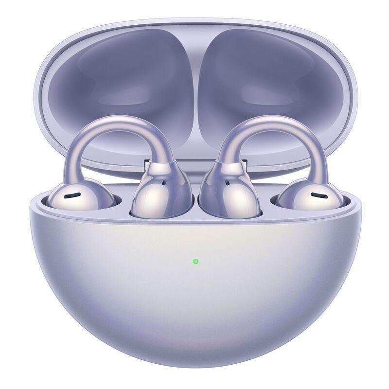 HUAWEI FreeClip Open-ear True Wireless Earbuds With Wireless Charge Case - Purple, , large image number 8