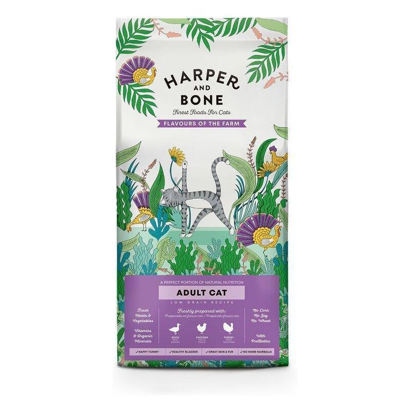 Harper & Bone Cat Adult Flavours of the Farm 2kg, , medium