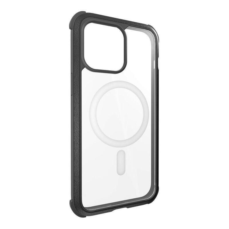 Mageasy ODYSSEY M Rugged Utility Protective MagSafe Case For iPhone 14 Pro Max - Leather Black, , medium