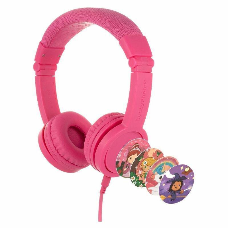 Buddyphones Explore Plus Foldable Headphone with Mic Rose Pink, , large image number 0