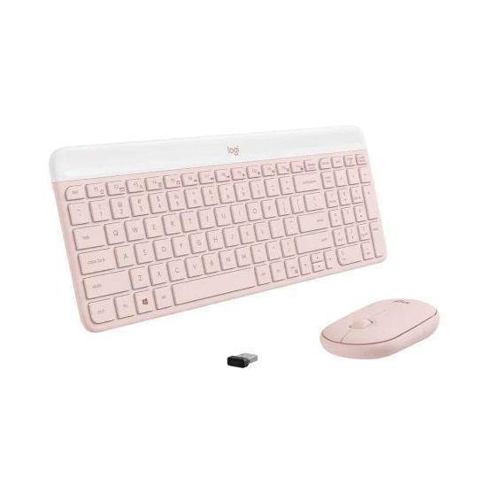 Logitech 920-011322 MK470 Slim Wireless Keyboard and Mouse Combo - Rose (US English), , large image number 3