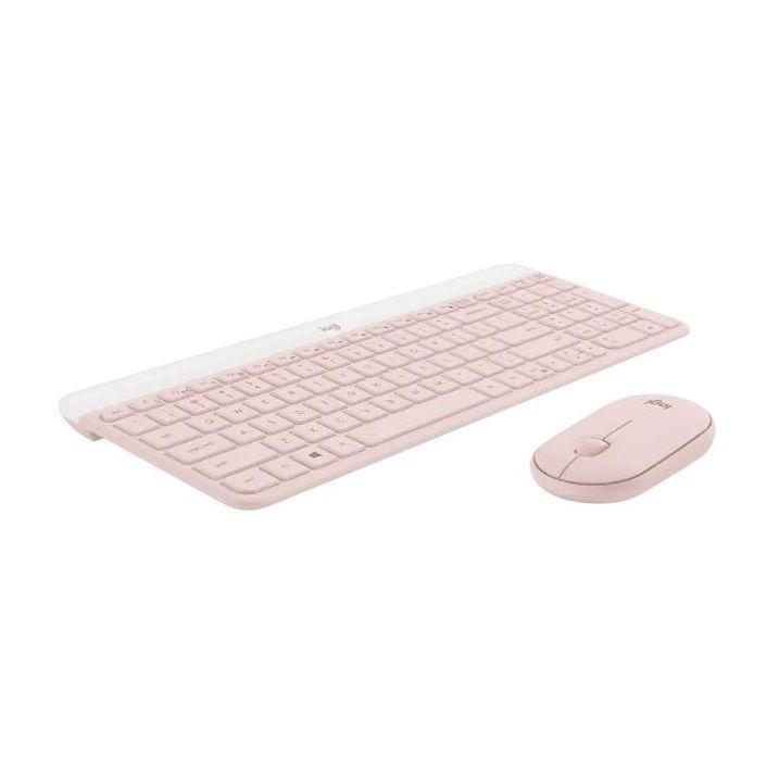 Logitech 920-011322 MK470 Slim Wireless Keyboard and Mouse Combo - Rose (US English), , large image number 4