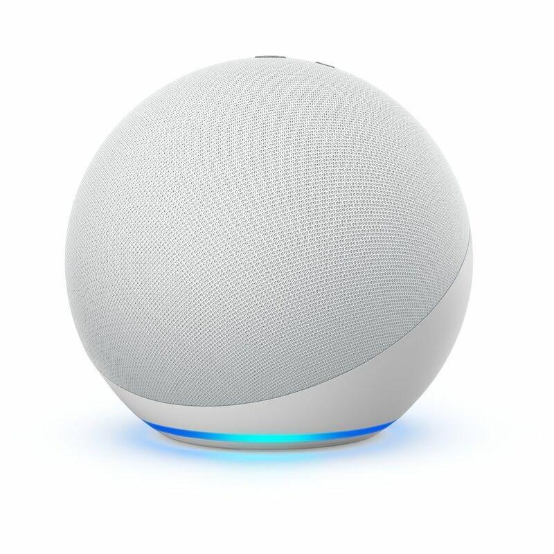 Amazon Echo (4th Gen) Smart Speaker with Alexa -Glacier White, , large image number 0