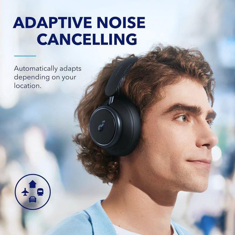 Soundcore Space Q45 All-New Noise Cancelling Headphones - Black, , large image number 2