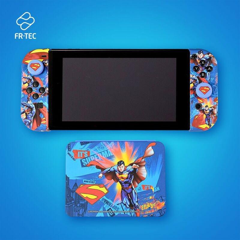 FR-TEC Superman Hard Case + Grips + 16-Game Box for Nintendo Switch, , large image number 3