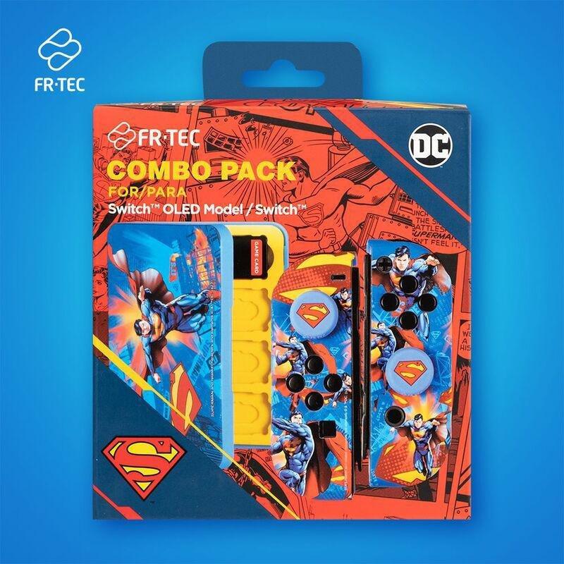 FR-TEC Superman Hard Case + Grips + 16-Game Box for Nintendo Switch, , large image number 4