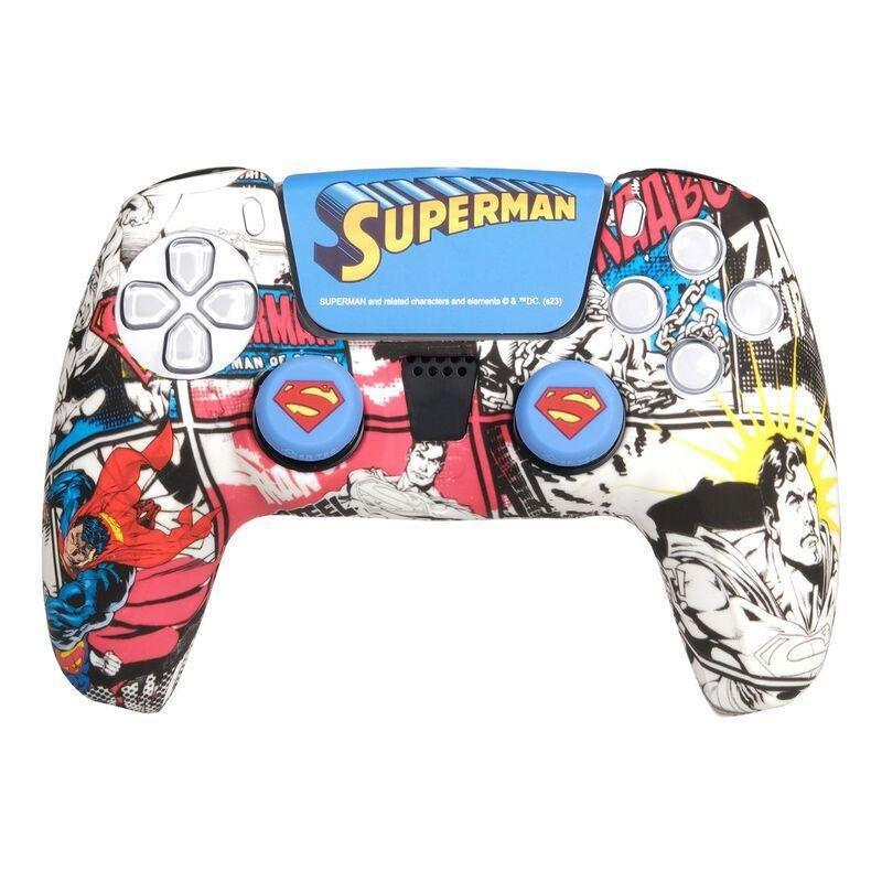 FR-TEC Superman Silicone + Grips + Sticker for DualSense, , large image number 0
