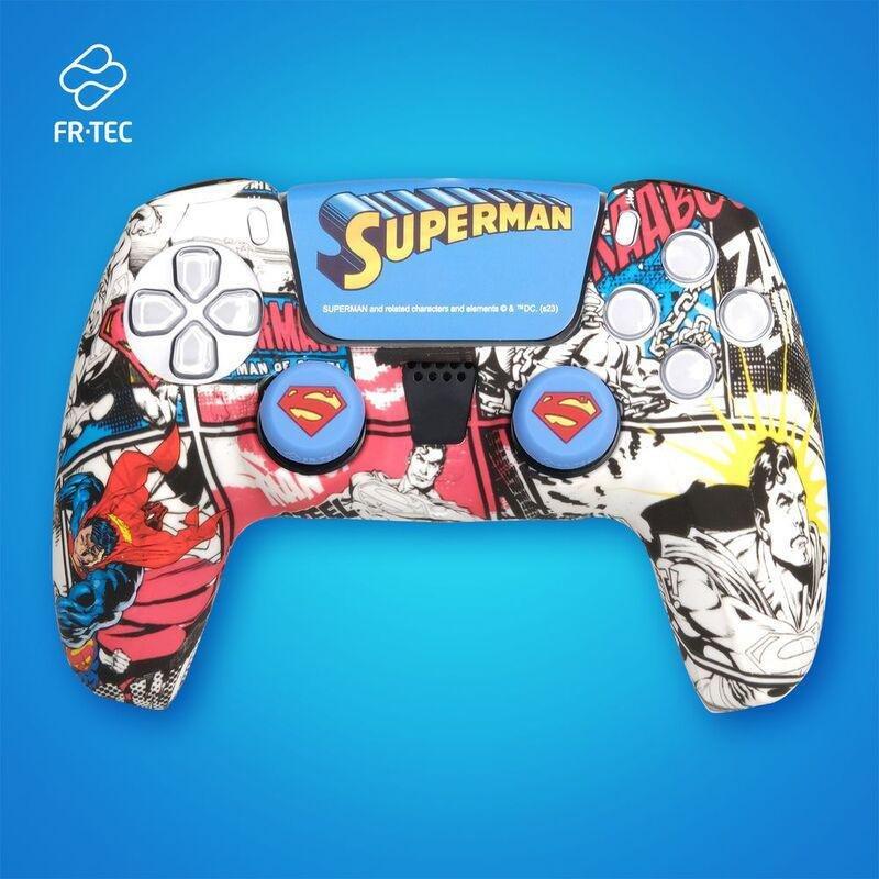 FR-TEC Superman Silicone + Grips + Sticker for DualSense, , large image number 1