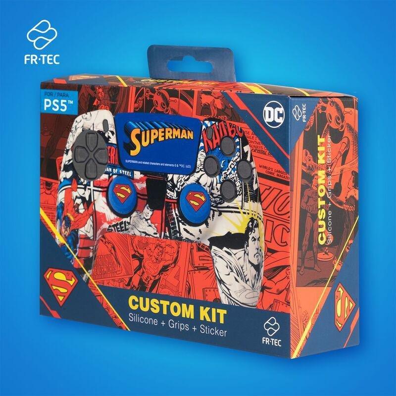 FR-TEC Superman Silicone + Grips + Sticker for DualSense, , large image number 2