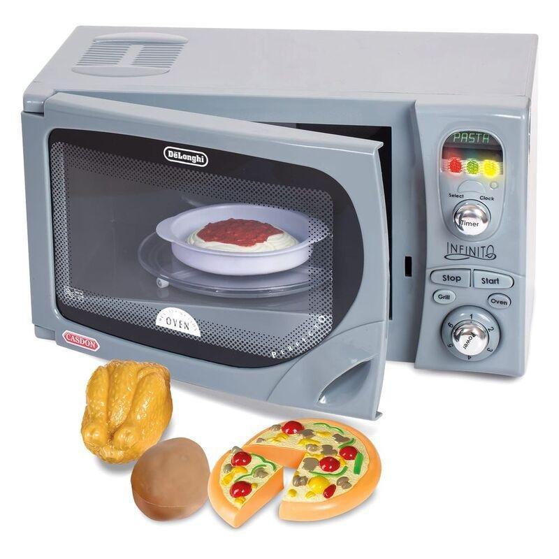 Casdon Delonghi Toy Microwave Playset, , large image number 0