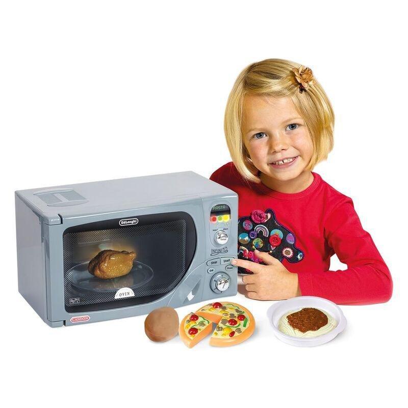 Casdon Delonghi Toy Microwave Playset, , large image number 1