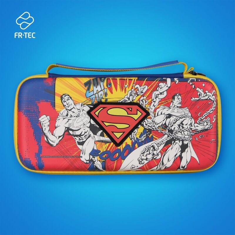 FR-TEC Superman Premium Bag with Game Case for Nintendo Switch, , large image number 1