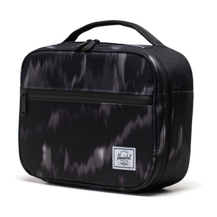Herschel Pop Quiz Lunch Box - Blurred Ikat Black, , large image number 1