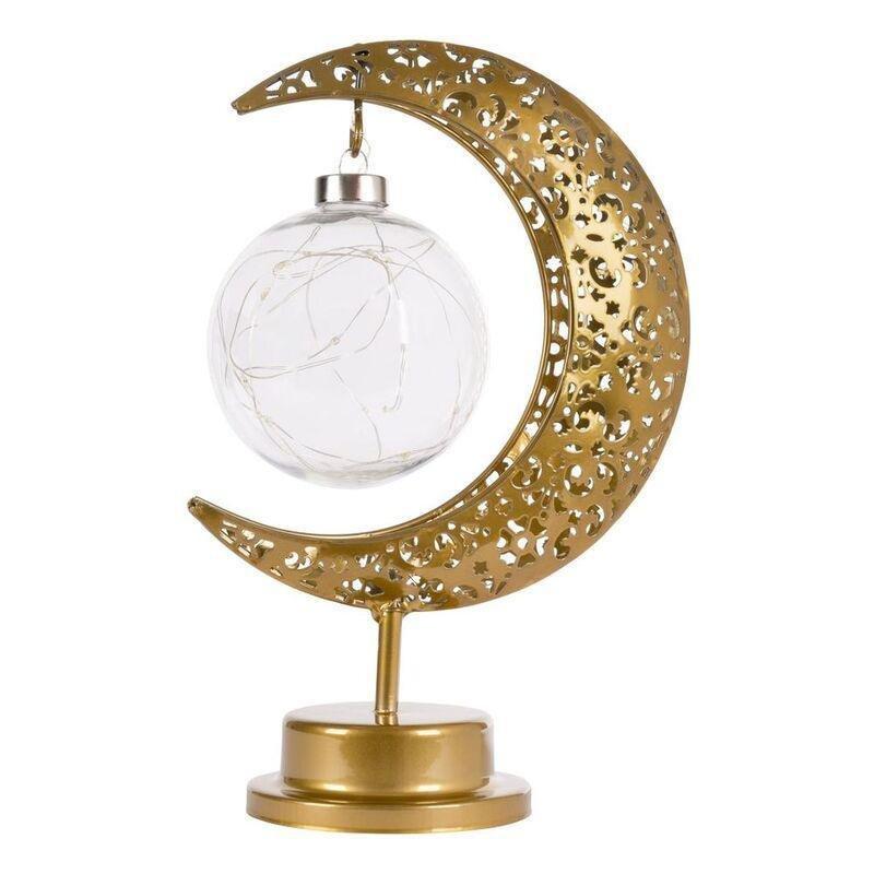 HilalFul Golden Table Lamp - Ball, , medium