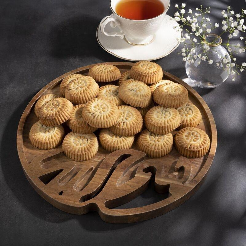 HilalFul Acacia Wood Tray - Bismillah (In the Name of Allah), , large image number 3