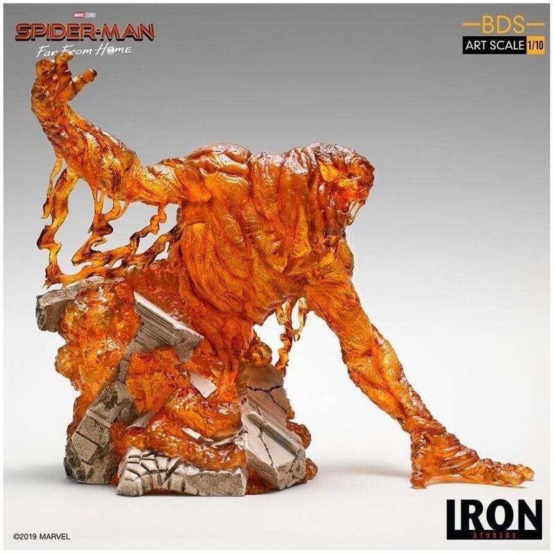 Iron Studios Marvel Spider-Man Far From Home Molten Man BDS Art 1/10 Scale Statue, , large image number 2