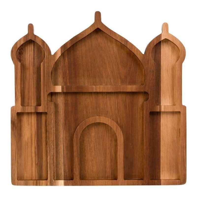 HilalFul Mosque Wooden Platter, , medium