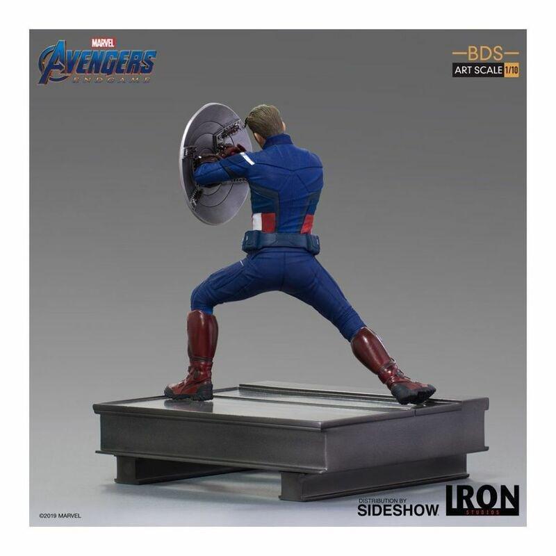 Iron Studios Marvel Avengers Endgame Captain America 2023 Bds Art 1/10 Scale Statue, , large image number 0