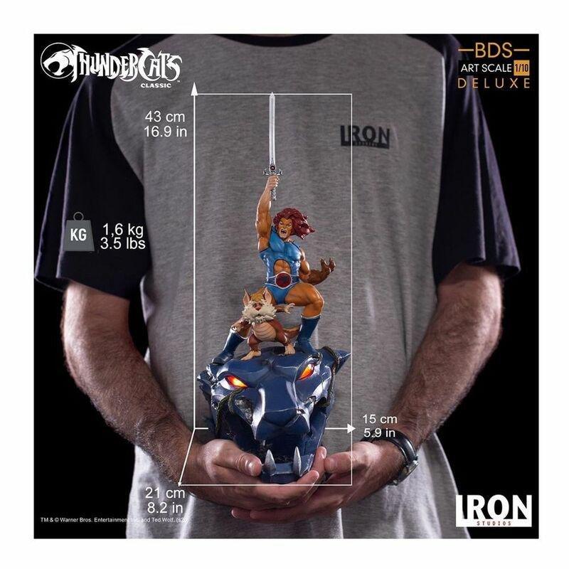 Iron Studios Thundercats Lion-O & Snarf Bds Art 1/10 Scale Statue, , large image number 2