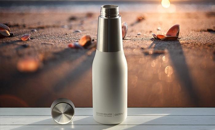 Asobu Oasis Gray Water Bottle, , large image number 6