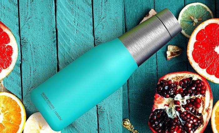 Asobu Oasis Gray Water Bottle, , large image number 11