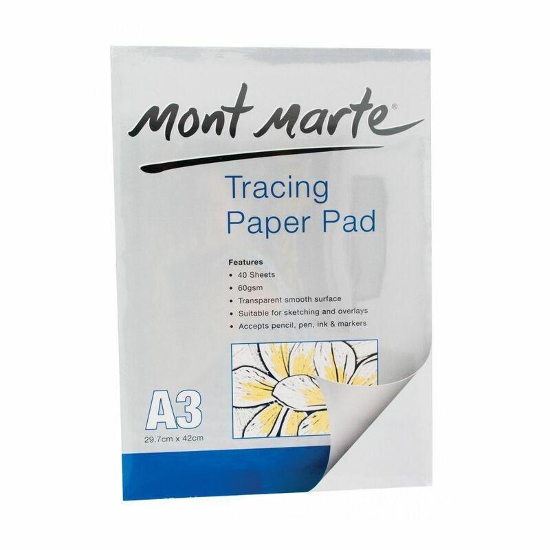 Mont Marte Tracing Paper A3 60Gsm 40 Sheets, , large image number 0