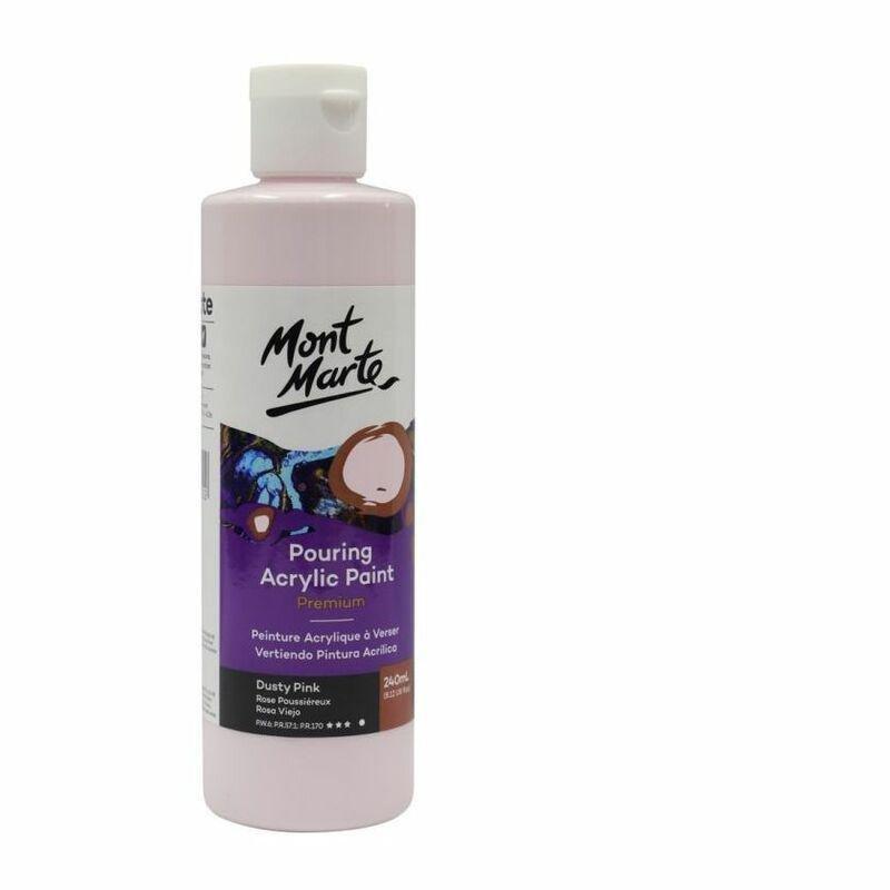 Mont Marte Pouring Acrylic 240Ml Dusty Pink, , medium