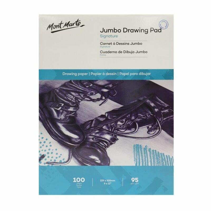 Mont Marte Jumbo Drawing Pad 22.9X30.5cm 100 Sheets, , large image number 0